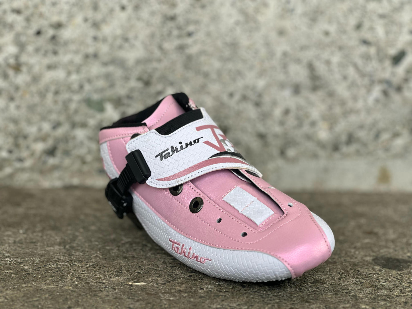 Bota 50% Fibra de carbono y 50% Fibra de Vidrio - Color Rosada/Blanco