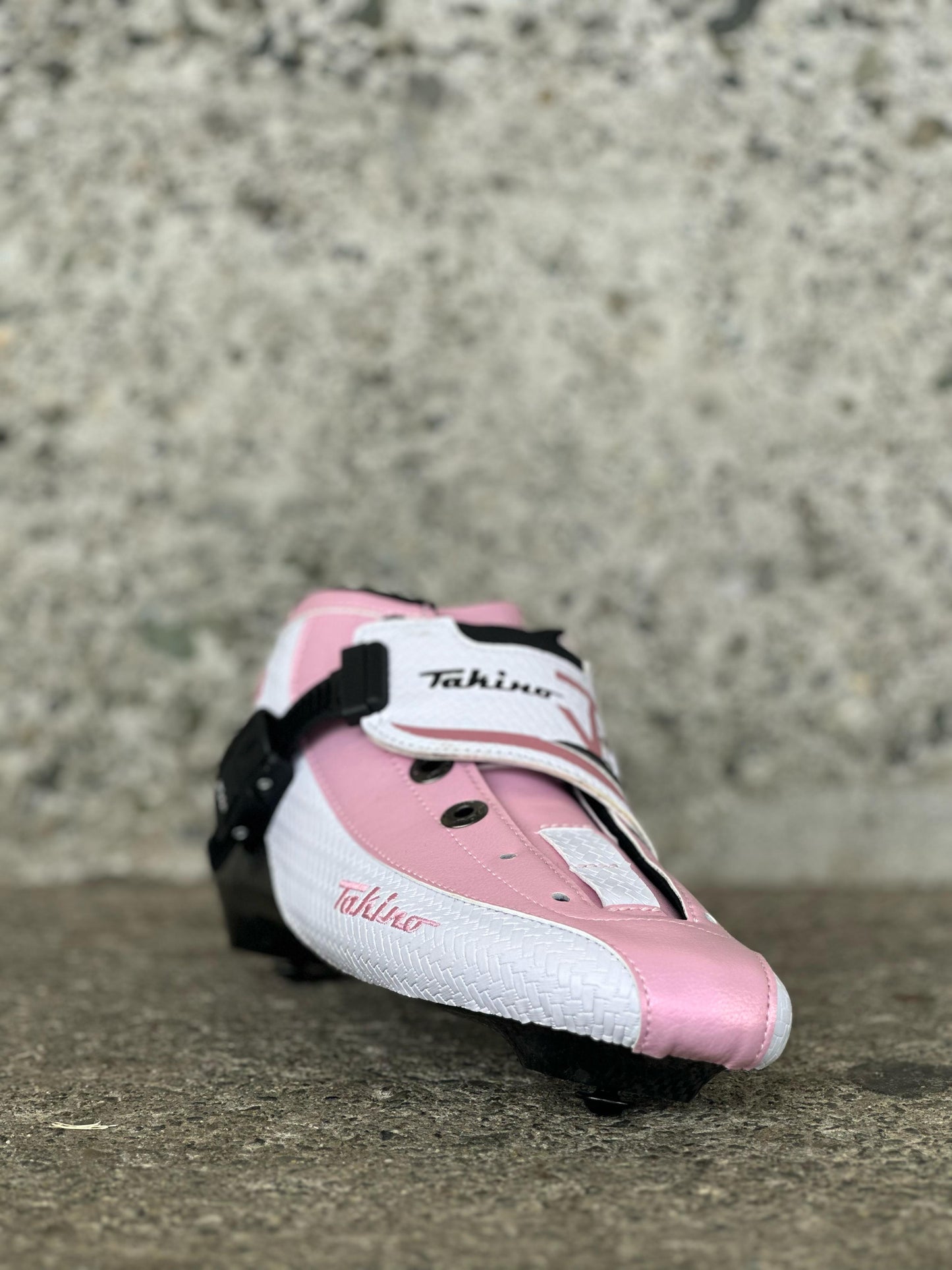 Bota 50% Fibra de carbono y 50% Fibra de Vidrio - Color Rosada/Blanco
