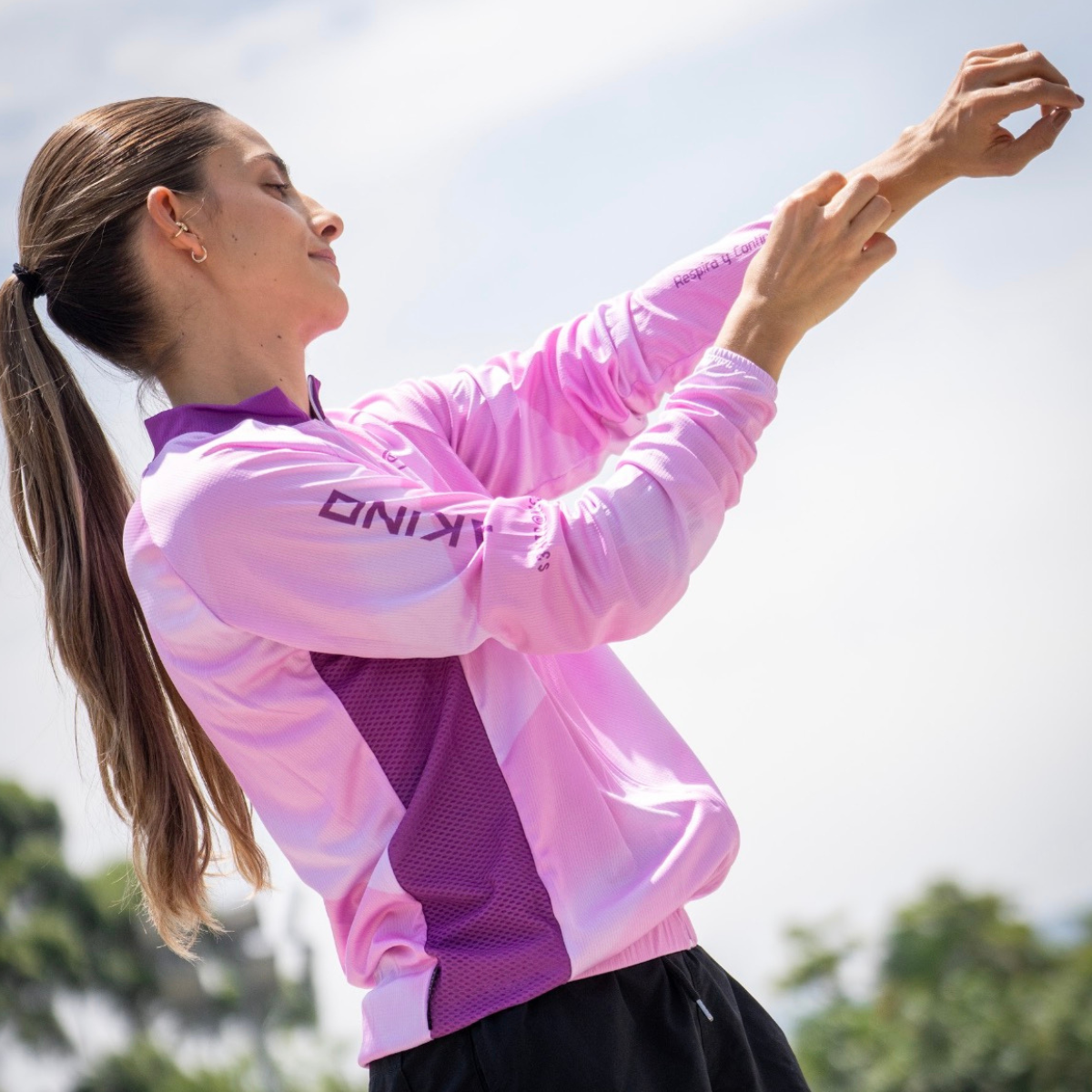 Chaqueta Rompe vientos Rosa