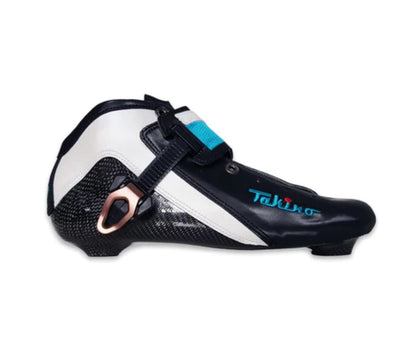 Bota estandar negra/ Blanco  - 100% fibra de carbono Takino